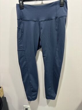 Colombia Navy Active Leggings with Side Pocket